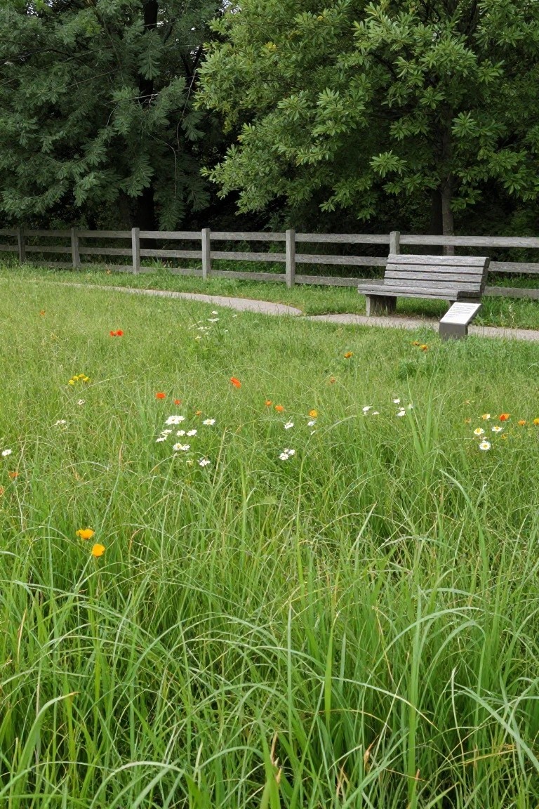 Wildflower Meadow Bench